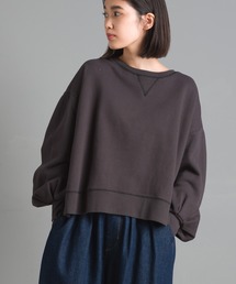 OMNES | 裏起毛スウェット袖ボリュームプルオーバー(スウェット)