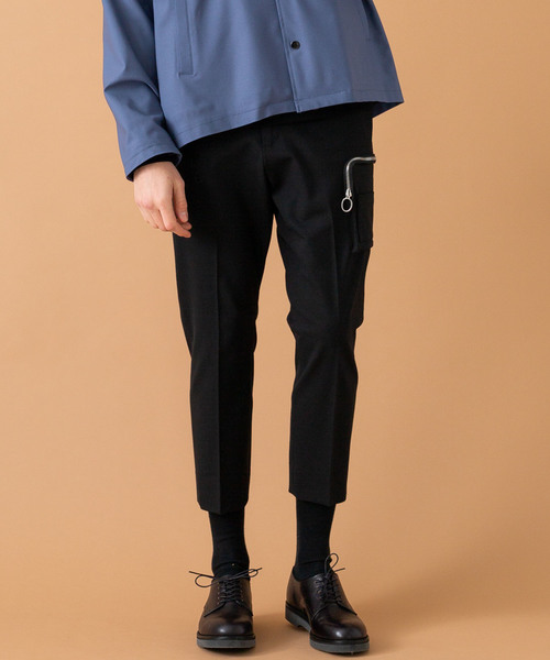 liberum（リベルム）の「【LIBERUM】３Dポケットクロップドストレートスラックス（スラックス・メンズ・ブラック/ボルドー・1/2）」の6枚目の写真