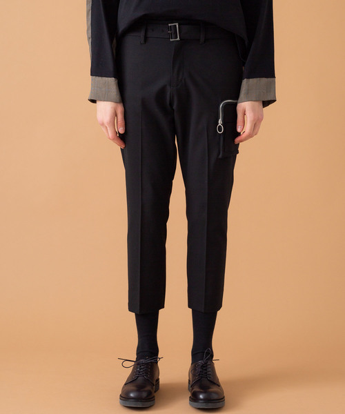 liberum（リベルム）の「【LIBERUM】３Dポケットクロップドストレートスラックス（スラックス・メンズ・ブラック/ボルドー・1/2）」の16枚目の写真