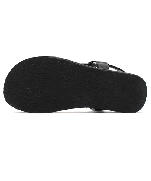 And A（アンドエー）の「レザーベルトサンダル（サンダル・メンズ・ブラック/ブラウン・27.0cm/26.0cm）」の9枚目の写真