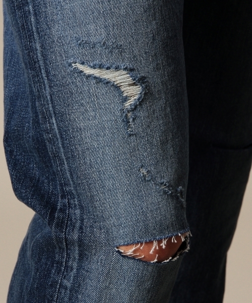 BEAUTY&YOUTH UNITED ARROWS（ビューティーアンドユースユナイテッドアローズ）の「BY  デニム クラッシュ 5ポケット パンツ◆（デニムパンツ・メンズ・コバルトブルー・30inch/28inch/32inch/34inch）」の7枚目の写真