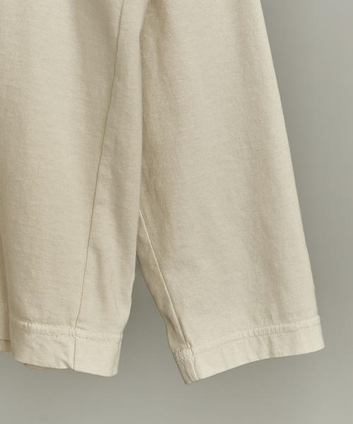 MHL.（エムエイチエル）の「【別注】 ＜MHL.＞ LOGO L/TEE/Tシャツ（Tシャツ/カットソー・メンズ・オフホワイト/ダークグレー・L/XL/S/M）」の5枚目の写真