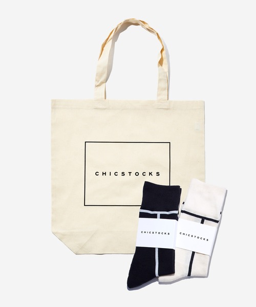 CHICSTOCKS（シックストックス）の「ソックス２足セット（トートバッグ付き）（ソックス/靴下・メンズ・その他17/その他18/その他19/その他20/その他1/その他2/その他3/その他4/その他5/その他6/その他7/その他8/その他9/その他10/その他11/その他12/その他13/その他14/その他15/その他16・SMALL/MEDIUM/LARGE）」の5枚目の写真