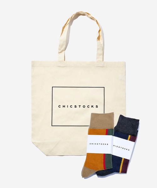 CHICSTOCKS（シックストックス）の「ソックス２足セット（トートバッグ付き）（ソックス/靴下・メンズ・その他17/その他18/その他19/その他20/その他1/その他2/その他3/その他4/その他5/その他6/その他7/その他8/その他9/その他10/その他11/その他12/その他13/その他14/その他15/その他16・SMALL/MEDIUM/LARGE）」の9枚目の写真