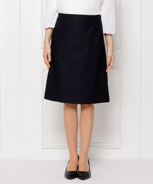 SHOO・LA・RUE（シューラルー）の「【S-5L/洗える】らくドビースカート（スカート・レディース・ナチュラル/ダークネイビー/ベージュ系その他4/ネイビー系6・01/02/03/04/05/06/07）」の5枚目の写真
