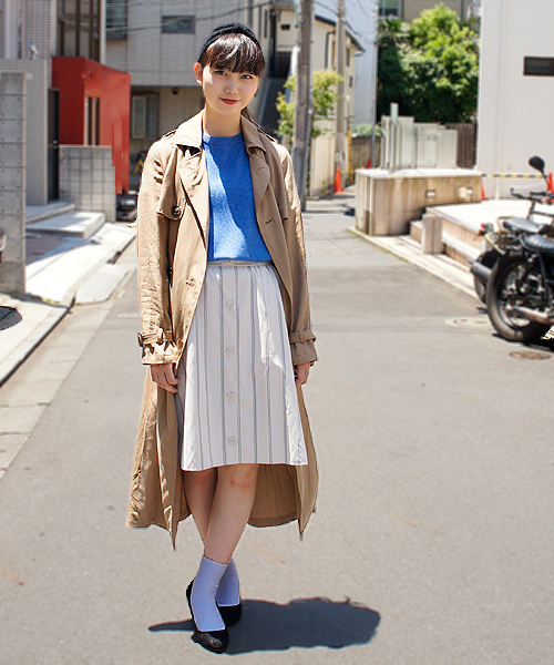 CIAOPANIC（チャオパニック）の「【Ciaopanic】ロングトレンチコート（トレンチコート・レディース・ベージュ/ネイビー・FREE）」の4枚目の写真