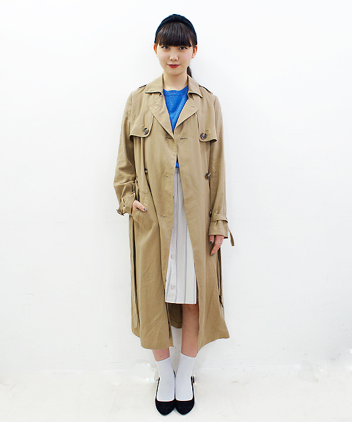 CIAOPANIC（チャオパニック）の「【Ciaopanic】ロングトレンチコート（トレンチコート・レディース・ベージュ/ネイビー・FREE）」の12枚目の写真