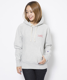 X-girl | X-girl×CHAMPION REVERSE WEAVE(R) HOODIE(パーカー)