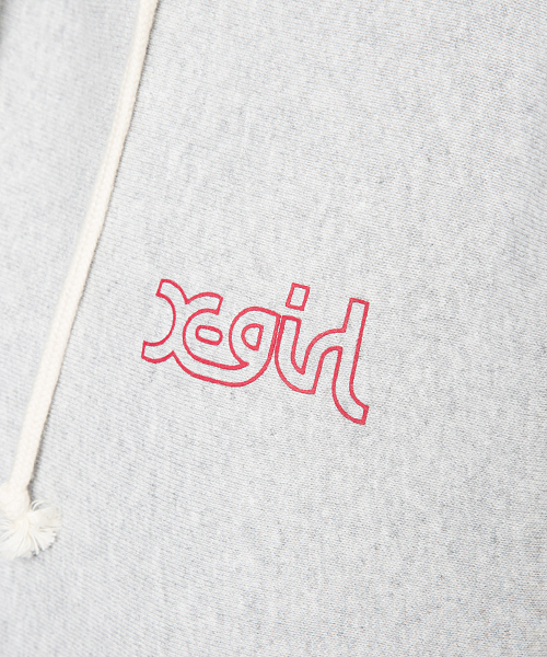 X-girl（エックスガール）の「X-girl×CHAMPION REVERSE WEAVE(R) HOODIE（パーカー・レディース・グリーン/ネイビー/ブラック/アッシュ/レッド・2/1）」の12枚目の写真