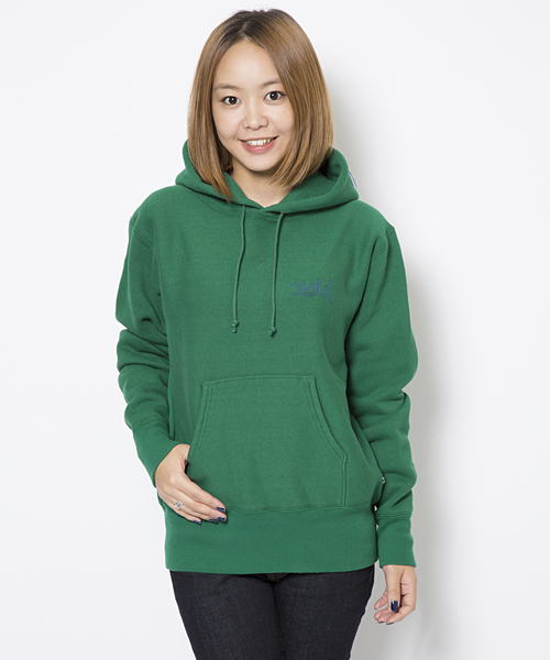 X-girl（エックスガール）の「X-girl×CHAMPION REVERSE WEAVE(R) HOODIE（パーカー・レディース・グリーン/ネイビー/ブラック/アッシュ/レッド・2/1）」の15枚目の写真