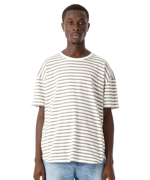 Cadet Easy Fit Round BorderTee / イージフィットボーダーTシャツ(Tシャツ/カットソー)|DAILY STANDARD by SANDINISTA(デイリースタンダードバイサンディニスタ)