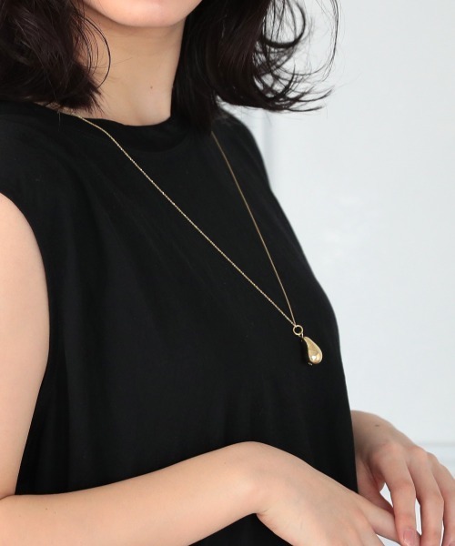 DONOBAN（ドノバン）の「シルバー925 ビッグティアドロップネックレス [E]（ネックレス・レディース・シルバー/ゴールド・ONESIZE）」の14枚目の写真