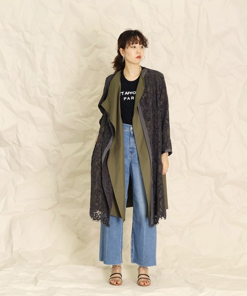 M100 %品質保証【新品】DRESSLAVE ドレスレイブ ストレッチニット 買い物をする ドレスレイブ dresslave ロングカーディガン カーディガン/ボレロ