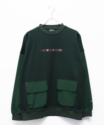 Mountain Mania/FRONT POCKET CREW NECK "COLOR LOGO"