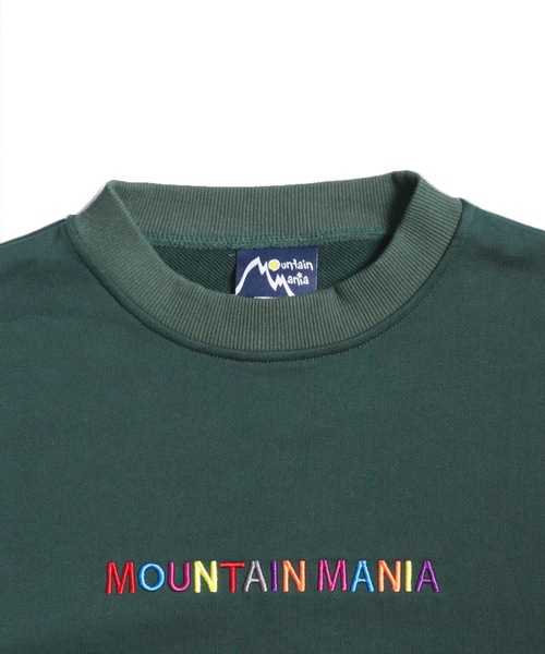 Mountain Mania(マウンテンマニア)の「Mountain Mania/FRONT POCKET CREW NECK "COLOR LOGO"(スウェット・メンズ・ベージュ/ブラック/ダークグリーン・XL/M/L)」の8枚目の写真
