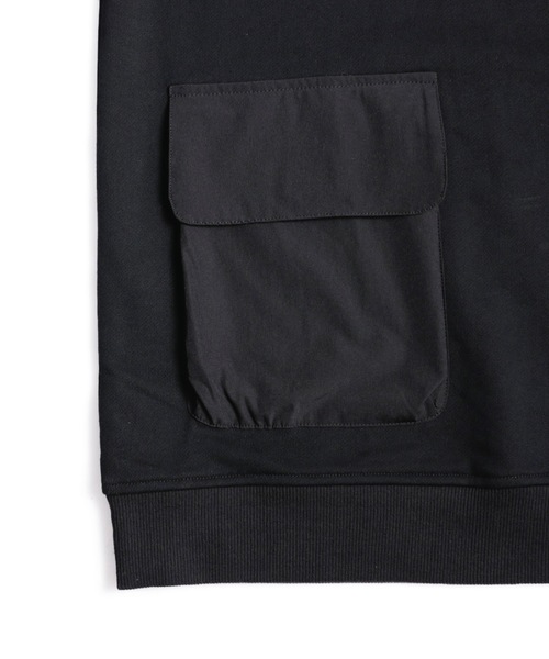Mountain Mania(マウンテンマニア)の「Mountain Mania/FRONT POCKET CREW NECK "COLOR LOGO"(スウェット・メンズ・ベージュ/ブラック/ダークグリーン・XL/M/L)」の9枚目の写真