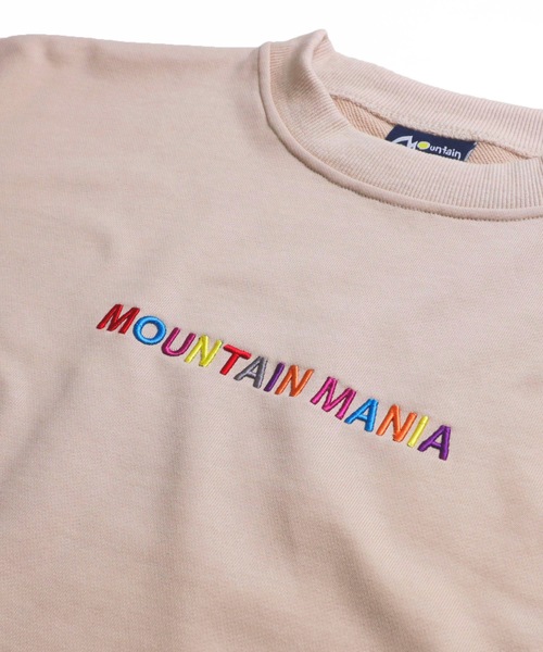 Mountain Mania(マウンテンマニア)の「Mountain Mania/FRONT POCKET CREW NECK "COLOR LOGO"(スウェット・メンズ・ベージュ/ブラック/ダークグリーン・XL/M/L)」の6枚目の写真