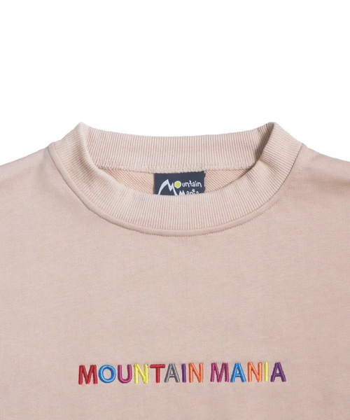 Mountain Mania(マウンテンマニア)の「Mountain Mania/FRONT POCKET CREW NECK "COLOR LOGO"(スウェット・メンズ・ベージュ/ブラック/ダークグリーン・XL/M/L)」の4枚目の写真