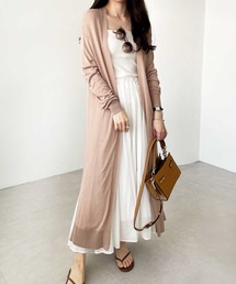 GeeRA | 【抗菌防臭】機能付ロングニットカーディガン(カーディガン/ボレロ)