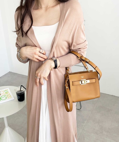 GeeRA（ジーラ）の「【羽織りに/オフィスカジュアル/冷房対策/接触冷感】夏におすすめ！ロングサマーニットカーディガン（カーディガン/ボレロ・レディース・ブルー/オフホワイト/ブラック/モカ/ライトグレー/ライトブルー・X-LARGE/MEDIUM/SMALL/LARGE/XX-LARGE）」の22枚目の写真