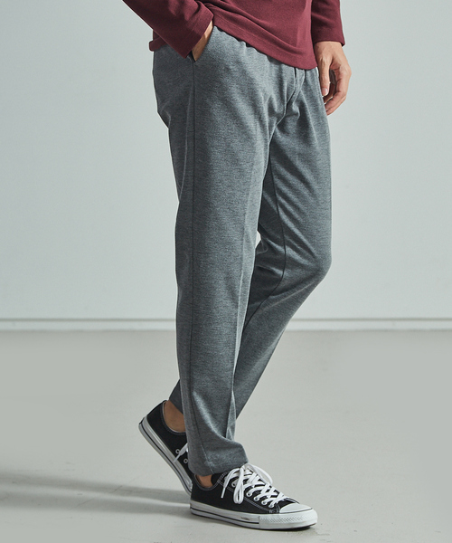 ABAHOUSE GRAY(アバハウスグレイ)の「【展開店舗限定/セットアップ対応】無地./チェック ポンチイージースラックス(その他パンツ・メンズ・ブルー系その他/グレー系その他/ネイビー/グレー・50/44/46/48)」の1枚目の写真