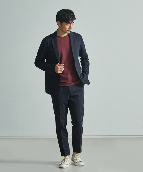 ABAHOUSE GRAY(アバハウスグレイ)の「【展開店舗限定/セットアップ対応】無地./チェック ポンチイージースラックス(その他パンツ・メンズ・ブルー系その他/グレー系その他/ネイビー/グレー・50/44/46/48)」の17枚目の写真