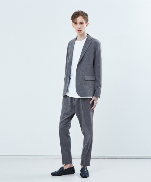 ABAHOUSE GRAY(アバハウスグレイ)の「【展開店舗限定/セットアップ対応】無地./チェック ポンチイージースラックス(その他パンツ・メンズ・ブルー系その他/グレー系その他/ネイビー/グレー・50/44/46/48)」の10枚目の写真