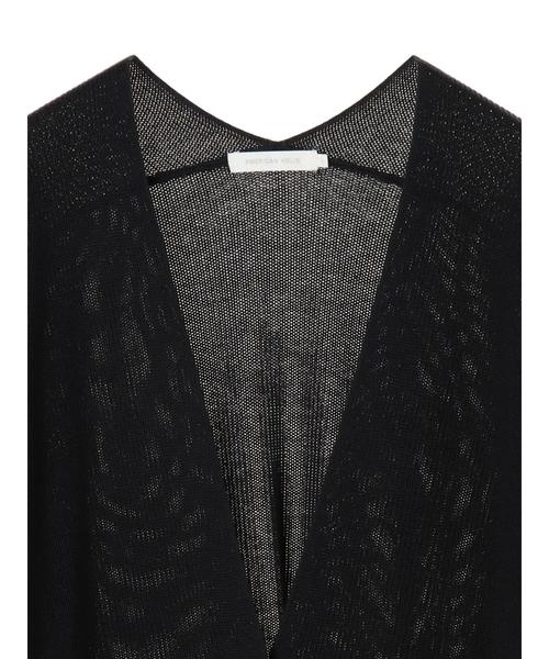 AMERICAN HOLIC（アメリカンホリック）の「バックＶ片畦ニュアンスカーディガン＊（カーディガン/ボレロ・レディース・ネイビー/カーキ/モカ/ライトベージュ・MEDIUM/LARGE）」の17枚目の写真