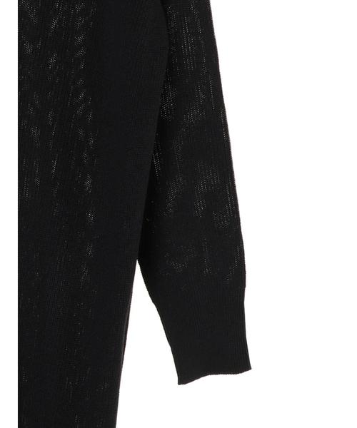 AMERICAN HOLIC（アメリカンホリック）の「バックＶ片畦ニュアンスカーディガン＊（カーディガン/ボレロ・レディース・ネイビー/カーキ/モカ/ライトベージュ・MEDIUM/LARGE）」の16枚目の写真