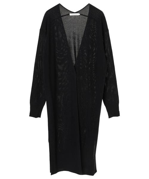 AMERICAN HOLIC（アメリカンホリック）の「バックＶ片畦ニュアンスカーディガン＊（カーディガン/ボレロ・レディース・ネイビー/カーキ/モカ/ライトベージュ・MEDIUM/LARGE）」の11枚目の写真