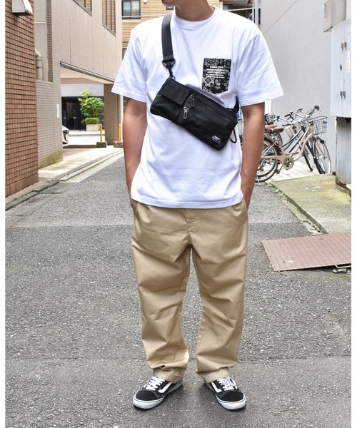 DOUBLE STEAL（ダブルスティール）の「Flap Shoulser Bag（ショルダーバッグ・メンズ・ブラック/グレー・FREE）」の9枚目の写真