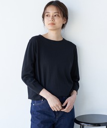 AMERICAN HOLIC | クルーネック強撚ニットプルオーバー＊(ニット/セーター)