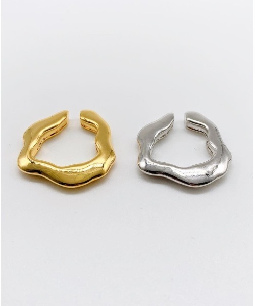 mou（モウ）の「不規則いびつイヤーカフ（片耳用）（イヤーカフ・レディース・シルバー/ゴールド・FREE）」の9枚目の写真