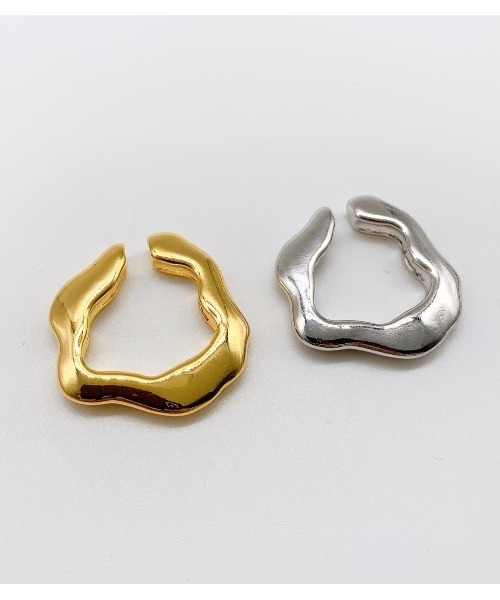 mou（モウ）の「不規則いびつイヤーカフ（片耳用）（イヤーカフ・レディース・シルバー/ゴールド・FREE）」の16枚目の写真