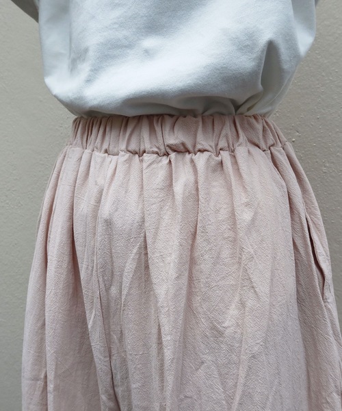 Riberry(リベリー)の「リネンライクワイドフレアーパンツ(その他パンツ・レディース・ブラック/ベージュ/グリーン/マスタード・FREE)」の13枚目の写真