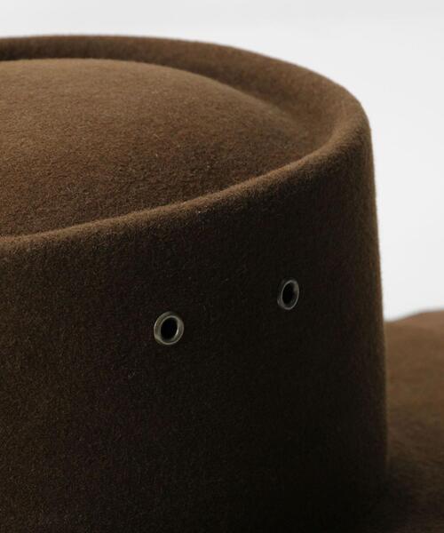 La Maison de Lyllis（メゾンドリリス）の「＜La maison de Lyllis＞ブルックブリムハット ◆（ハット・レディース・ダークブラウン/ベージュ・FREE）」の15枚目の写真