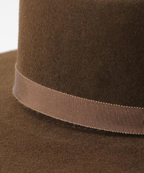 La Maison de Lyllis（メゾンドリリス）の「＜La maison de Lyllis＞ブルックブリムハット ◆（ハット・レディース・ダークブラウン/ベージュ・FREE）」の7枚目の写真