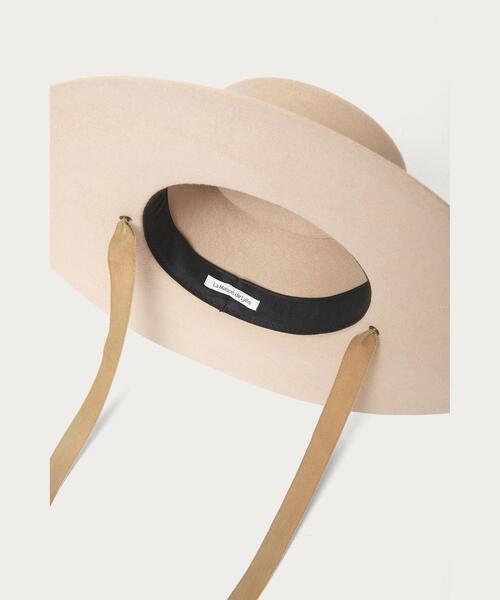 La Maison de Lyllis（メゾンドリリス）の「＜La maison de Lyllis＞ブルックブリムハット ◆（ハット・レディース・ダークブラウン/ベージュ・FREE）」の17枚目の写真