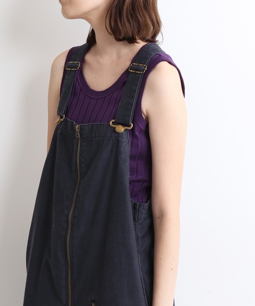 SLOBE IENA(スローブイエナ)の「ワイドテレコタンクトップ【手洗い可能】◆(タンクトップ・レディース・チャコールグレー/ベージュ/ラベンダー・FREE)」の19枚目の写真