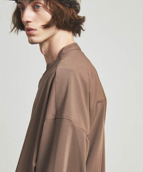 マルチファブリックプライムオーバースタンドカラーコートMAISONSPECIAL UNISEX》【Italian Dead Stock Fabric】Prime-Over Stand Collar