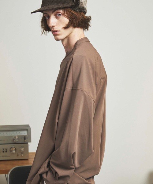 マルチファブリックプライムオーバースタンドカラーコートMAISONSPECIAL UNISEX》【Italian Dead Stock Fabric】Prime-Over Stand Collar