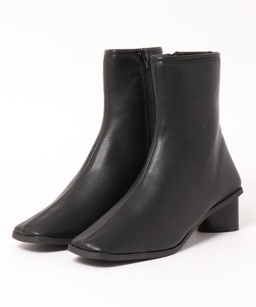 KOBE LETTUCE（コウベレタス）の「トライアングルヒールストレッチブーツ（ブーツ・レディース・ブラック系その他/ホワイト/ブラック/キャメル・L/M/LL/S）」の5枚目の写真