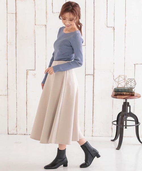 KOBE LETTUCE（コウベレタス）の「トライアングルヒールストレッチブーツ（ブーツ・レディース・ブラック系その他/ホワイト/ブラック/キャメル・L/M/LL/S）」の20枚目の写真