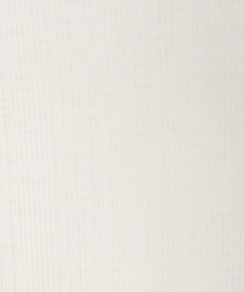 Heather（ヘザー）の「シアーテレコハイネックトップス　921185（Tシャツ/カットソー・レディース・ホワイト/ブラック/グレー系その他/ホワイト系その他5/ベージュ/グリーン系その他3/グレー/ピンク/グレー系その他2/グリーン/ネイビー・FREE）」の15枚目の写真