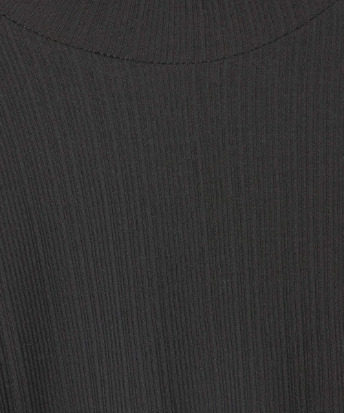 Heather（ヘザー）の「シアーテレコハイネックトップス　921185（Tシャツ/カットソー・レディース・ホワイト/ブラック/グレー系その他/ホワイト系その他5/ベージュ/グリーン系その他3/グレー/ピンク/グレー系その他2/グリーン/ネイビー・FREE）」の16枚目の写真