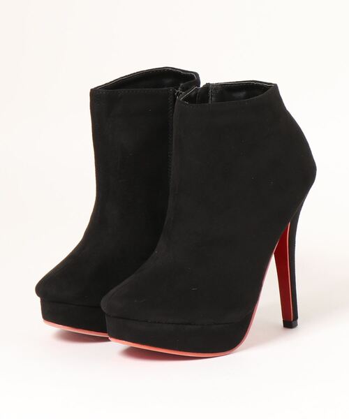 Mafmof マフモフ の Mafmof マフモフ ストーム入りピンヒール ショートブーツ ブーツ Wear