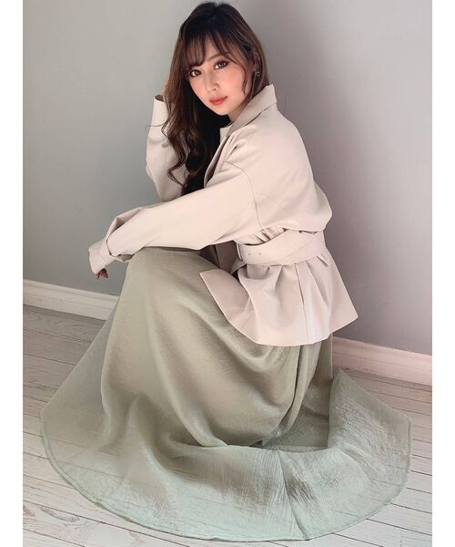 RESEXXY(リゼクシー)の「ドッキングフレアスカート(スカート・レディース・オフホワイト/ミント/ブルー/ベージュ・FREE)」の19枚目の写真