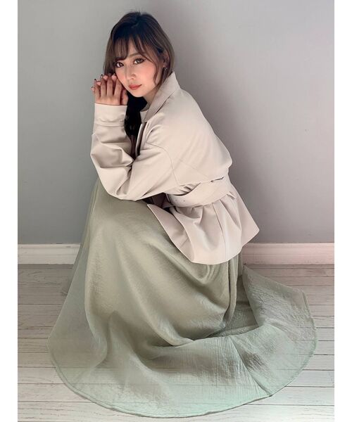 RESEXXY(リゼクシー)の「ドッキングフレアスカート(スカート・レディース・オフホワイト/ミント/ブルー/ベージュ・FREE)」の20枚目の写真