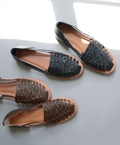 DONOBAN（ドノバン）の「メッシュフラットシューズ [E]（その他シューズ・レディース・ブラック/ブラウン・M/L）」の5枚目の写真