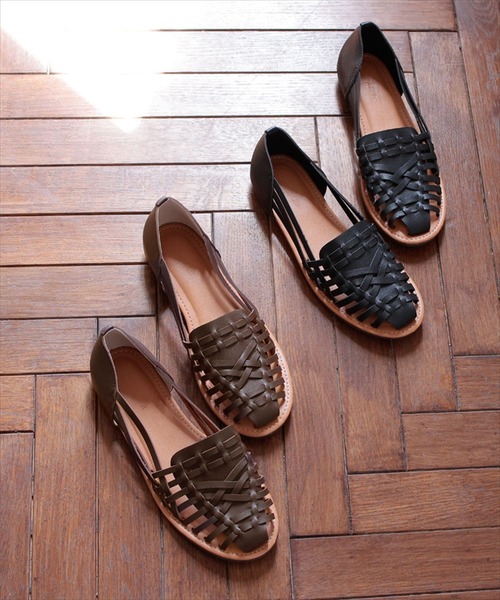 DONOBAN（ドノバン）の「メッシュフラットシューズ [E]（その他シューズ・レディース・ブラック/ブラウン・M/L）」の10枚目の写真